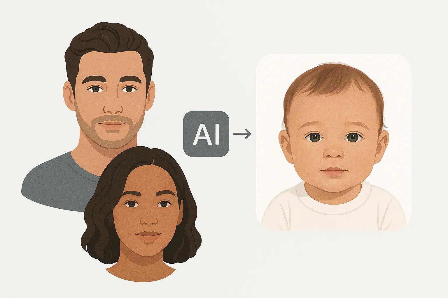 AI Baby Generator creating realistic baby photos