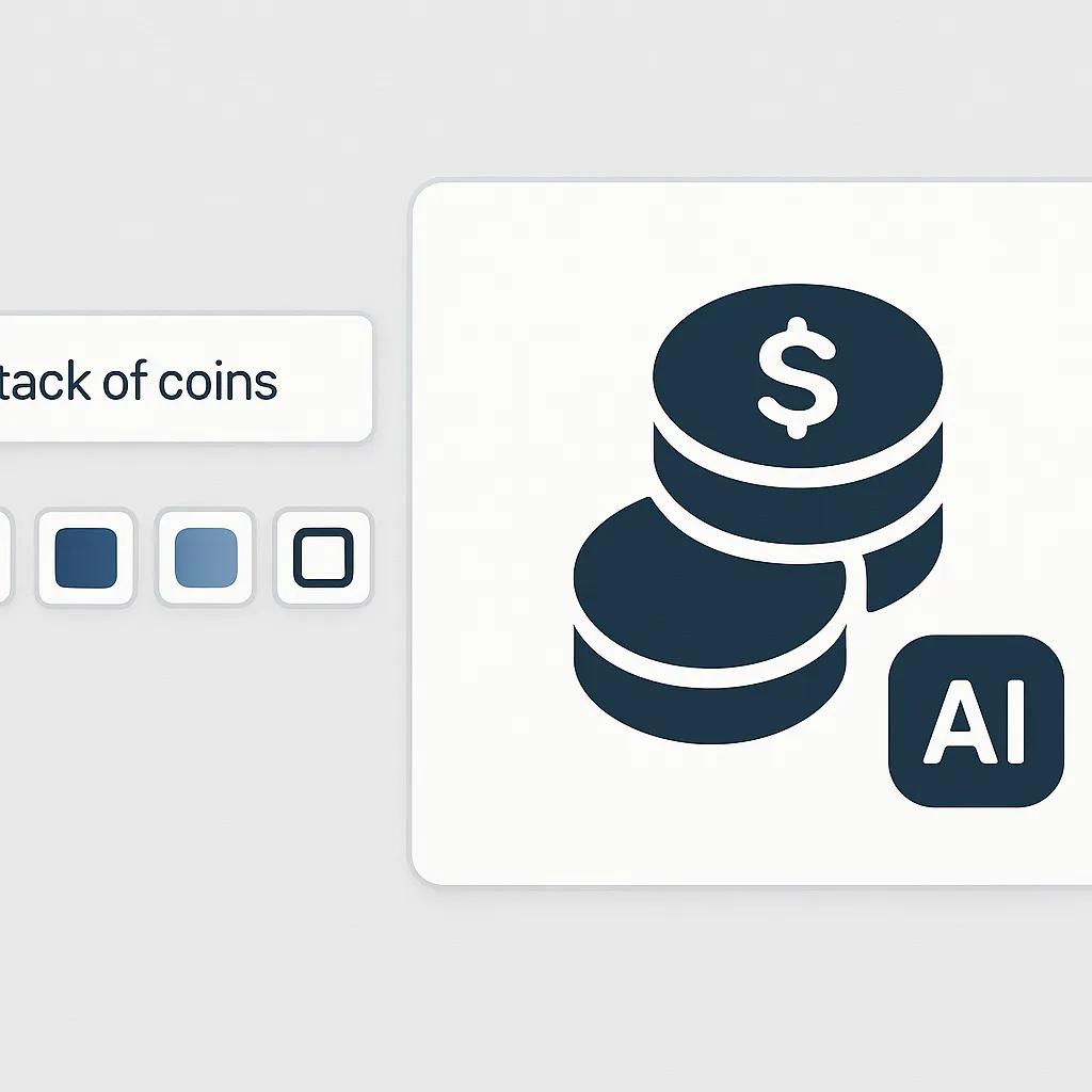 Easy-to-use AI Icon Generator interface