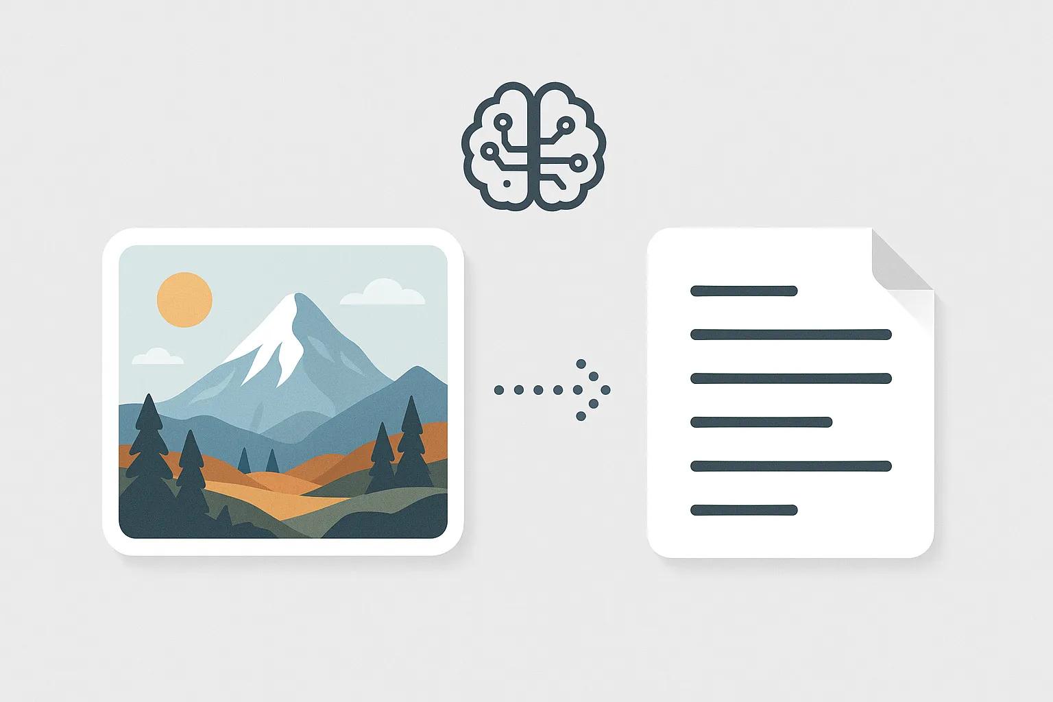 AI Image To Prompt generation interface showing instant prompt conversion