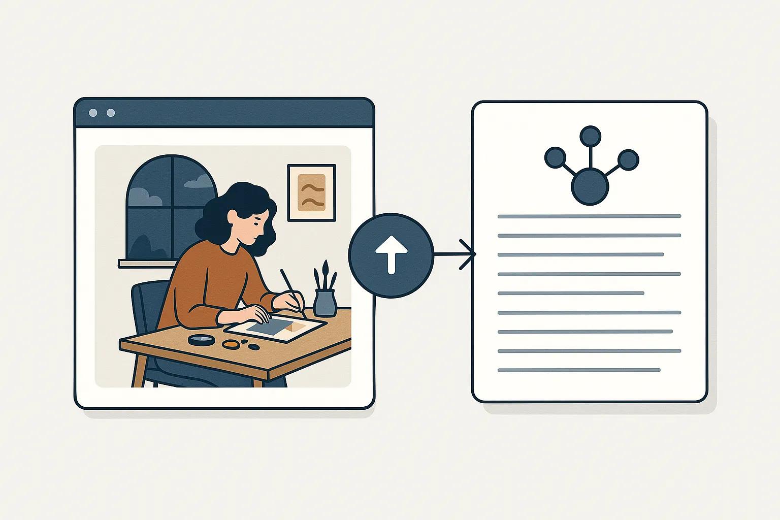 Creative workflow enhancement with AI Image To Prompt tool