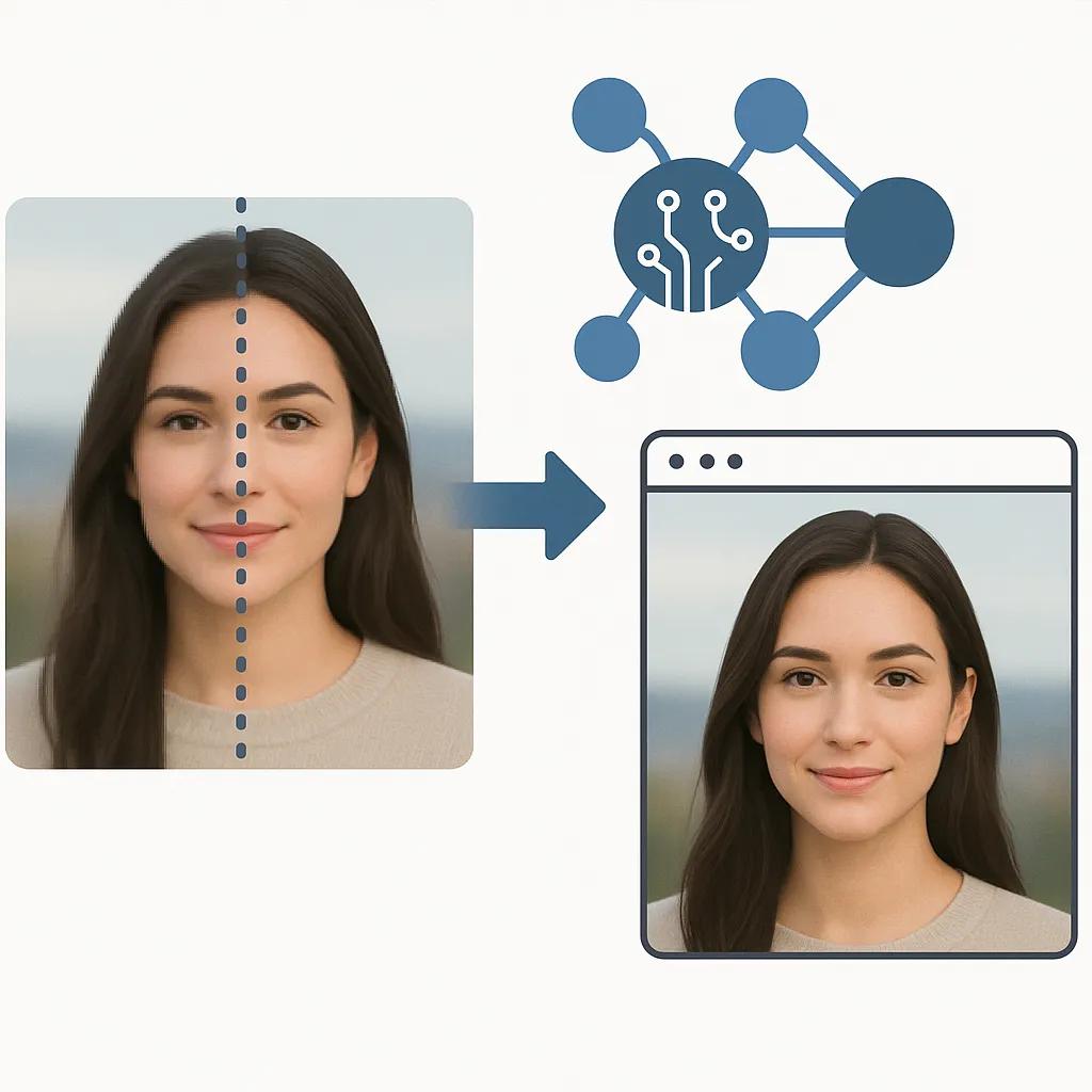 AI Image Upscaler enhancing photo quality and resolution