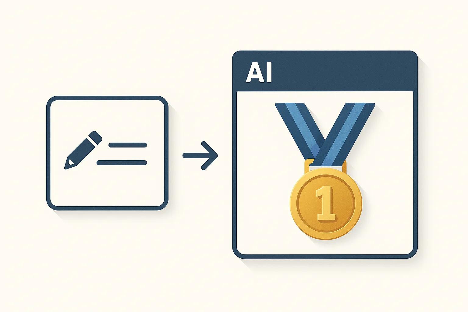 AI Medal Image Generator interface showing easy-to-use design tools