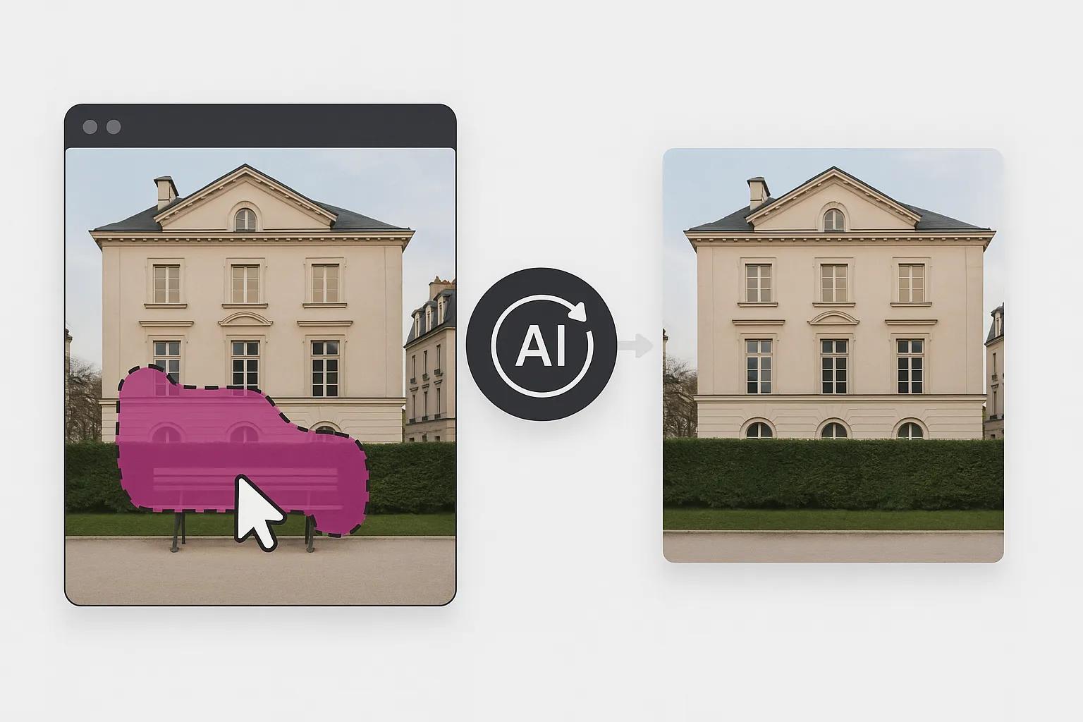 AI Object Remover delivering fast and professional photo editing results