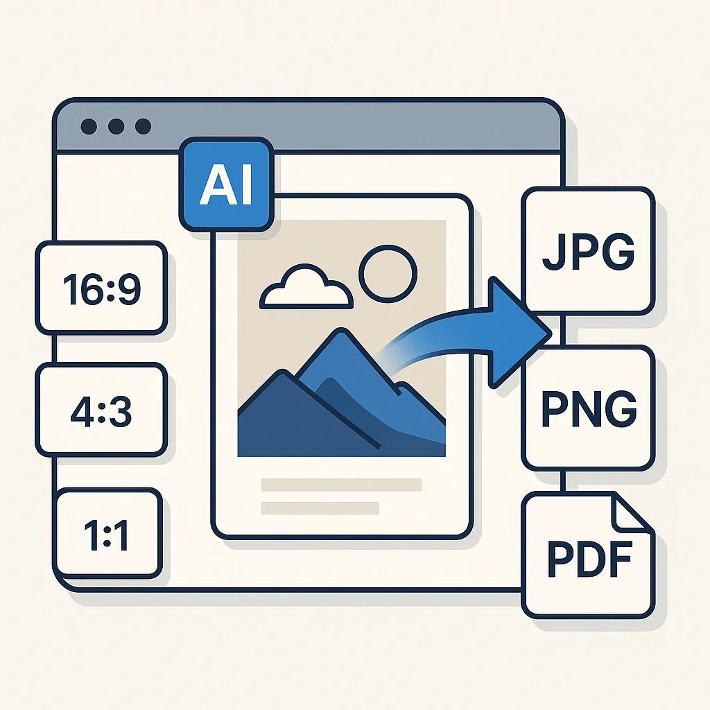 AI Poster Generator output formats