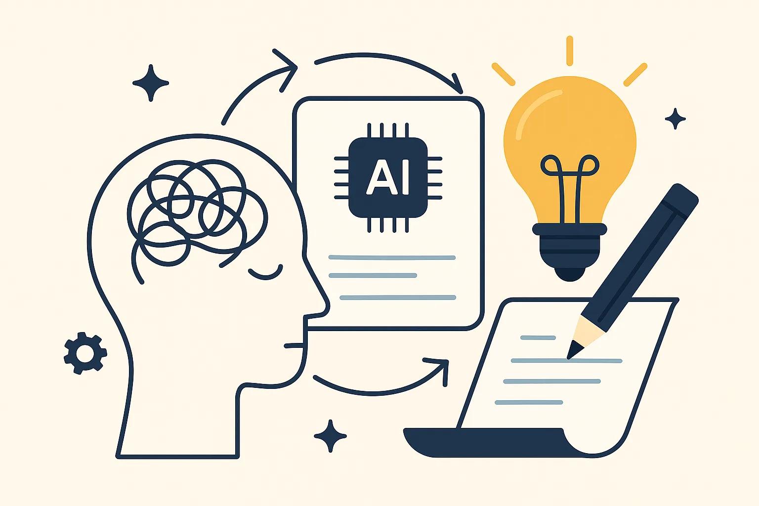 AI Prompt Generator enhancing creativity and overcoming writer's block